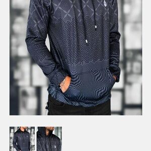 NWT! Threyda Geometric Hoodie, L